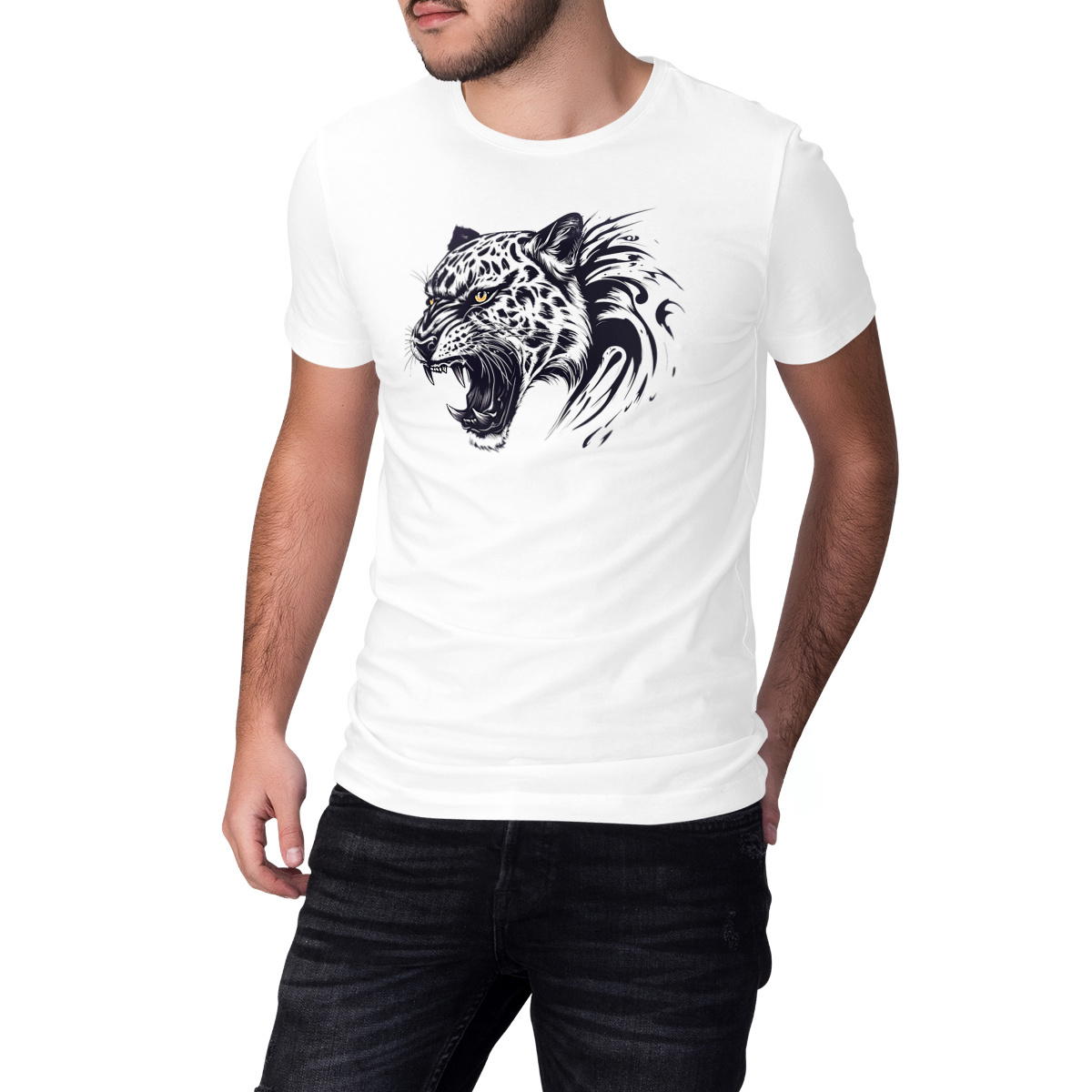 T-SHIRT UNISEXE EPAIS Felin