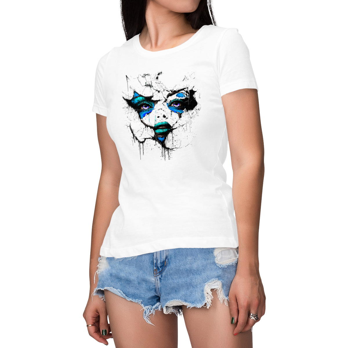 T-SHIRT FEMME EPAIS "Drak-Artworks"3