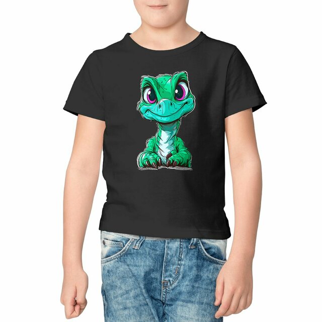 T-SHIRT ENFANTS EPAIS "Dinosaure" #2