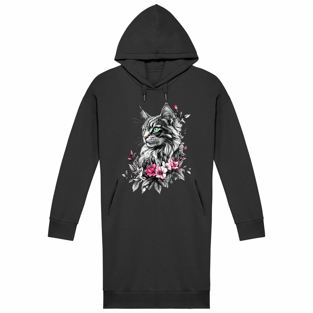 ROBE SWEAT "Chat Nature" - Image