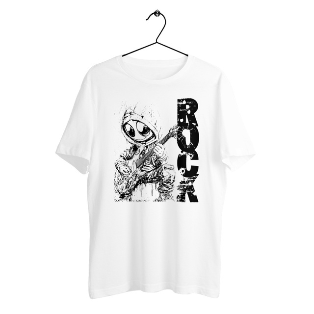 T-SHIRT UNISEXE EPAIS "Drak-Artworks Rock" - Image