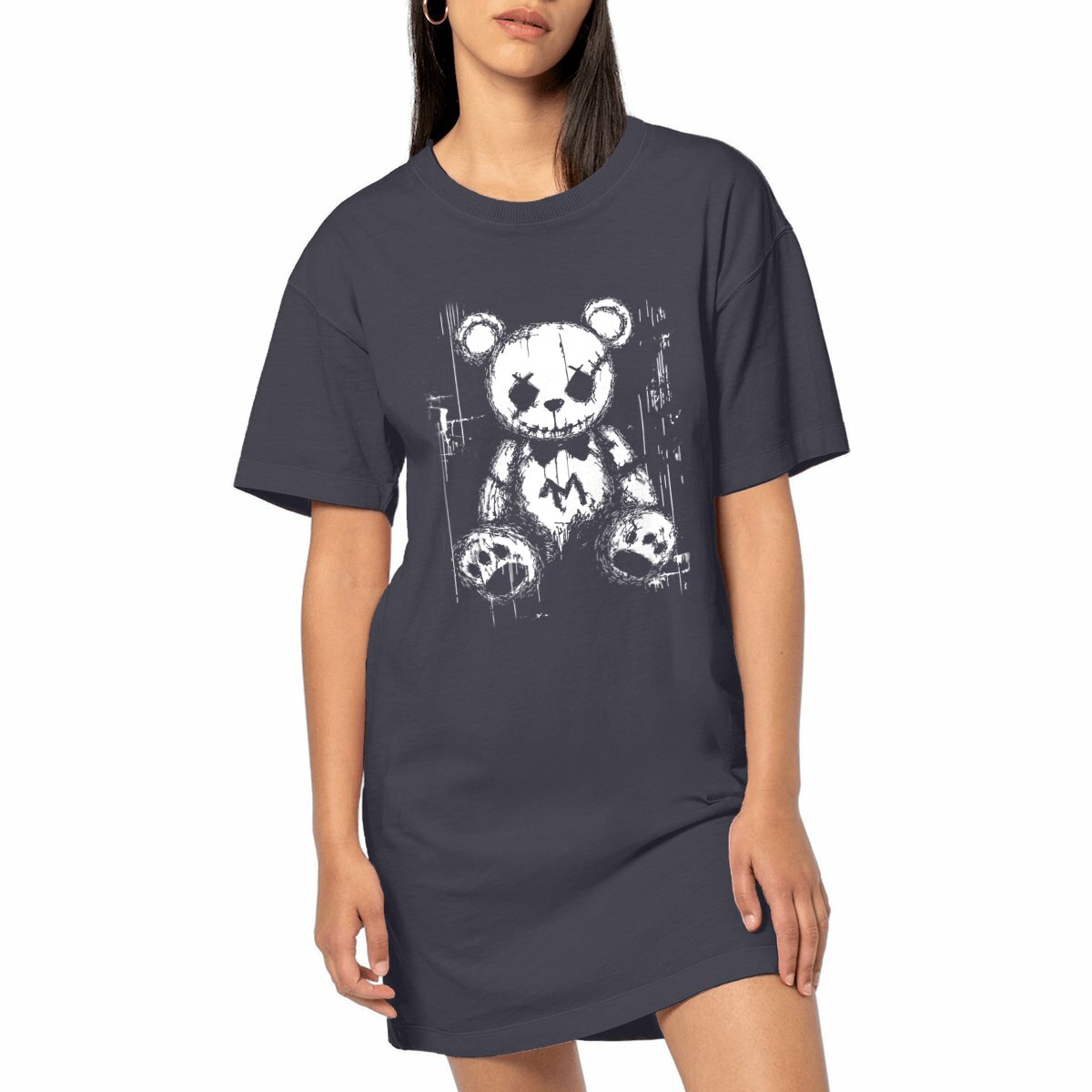 ROBE T-SHIRT VINTAGE "Ours Halloween"