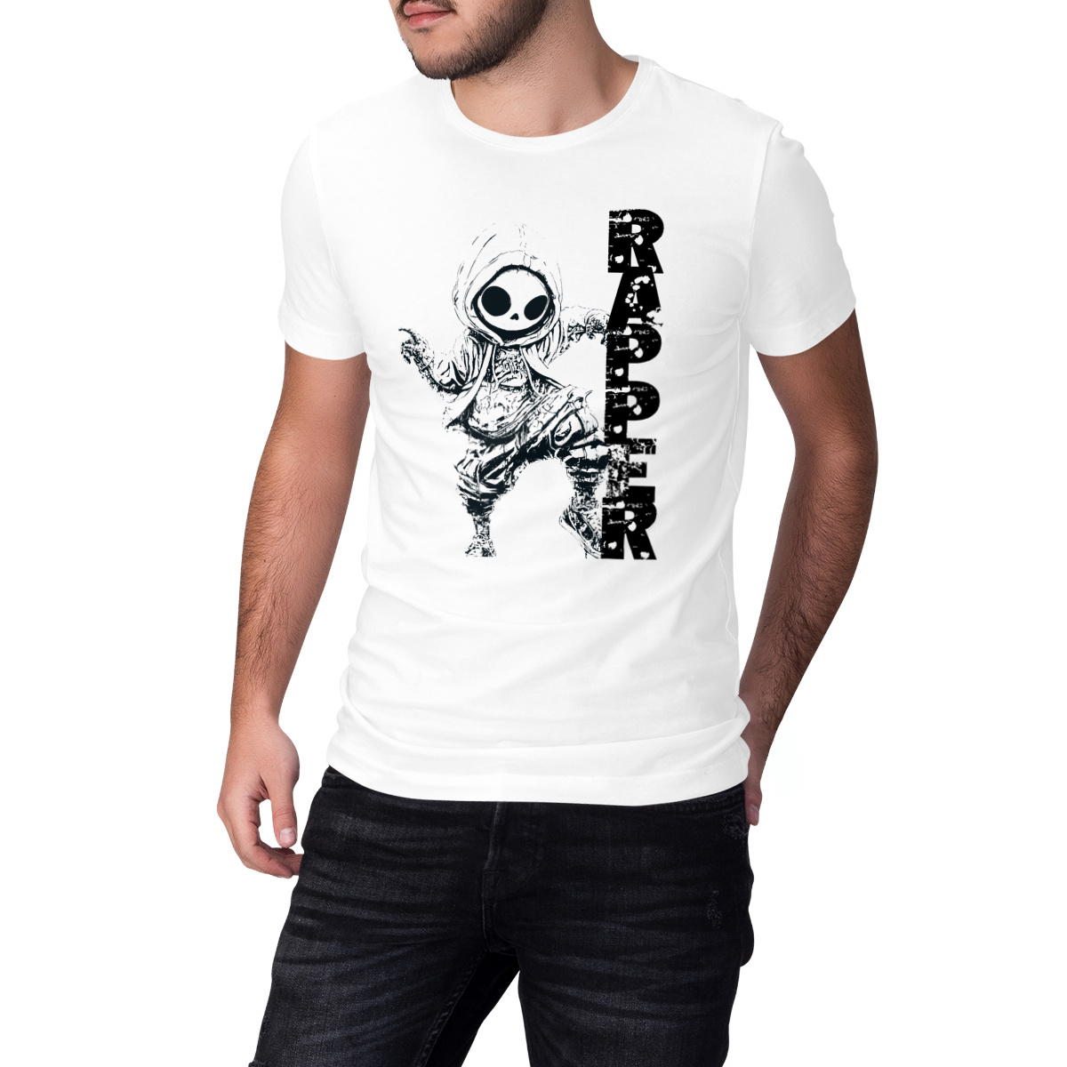 T-SHIRT UNISEXE EPAIS "Drak-Artworks" RAPPER