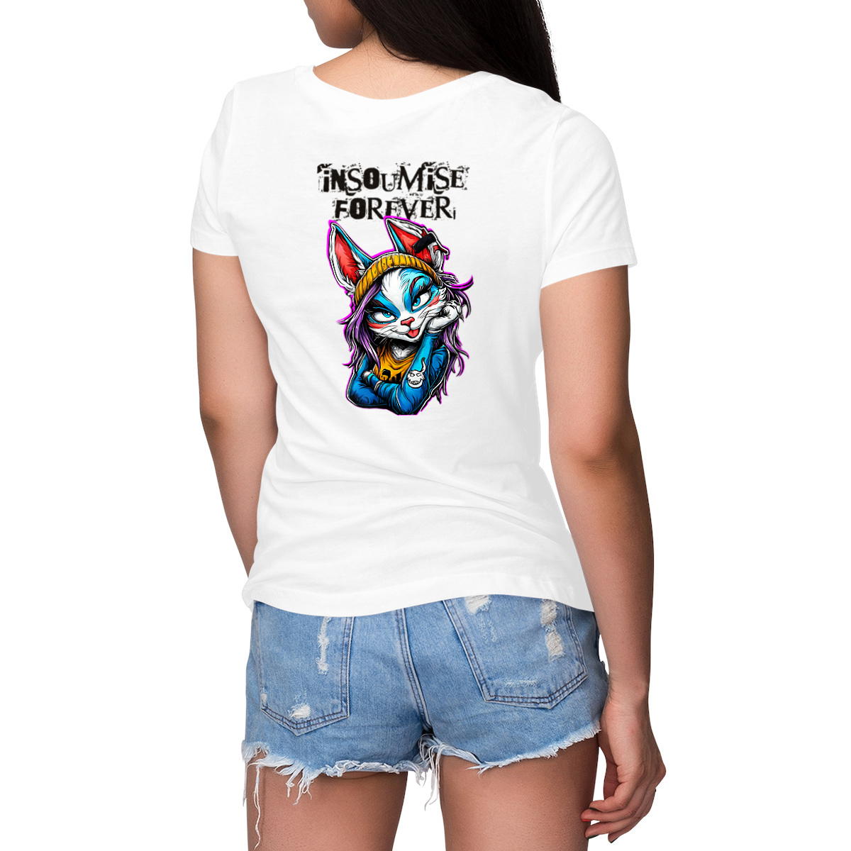 T-SHIRT FEMME EPAIS "REBELLE ATTITUDE" #2 Insoumise Forever
