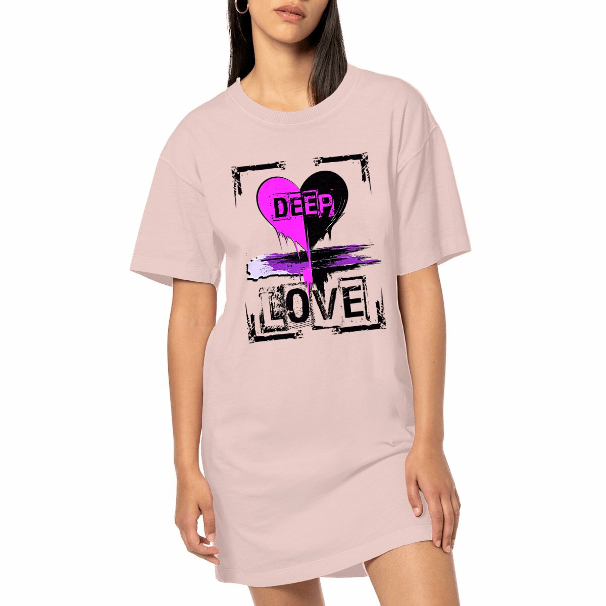 ROBE T-SHIRT VINTAGE "Deep Love"