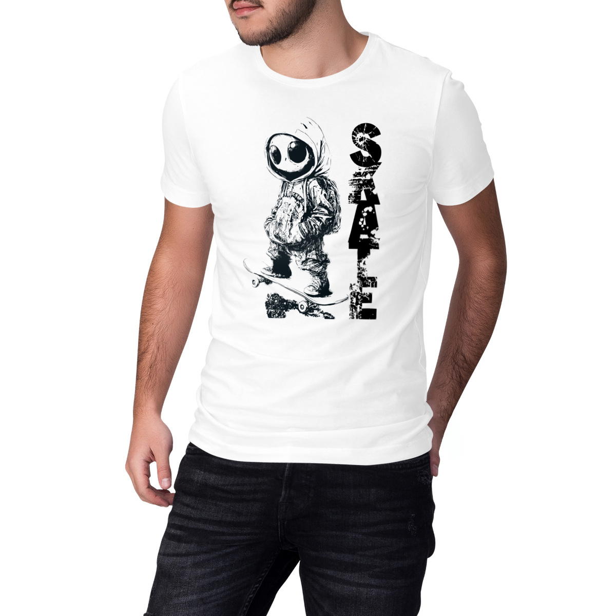 T-SHIRT UNISEXE EPAIS "Drak-Artworks" SKATE