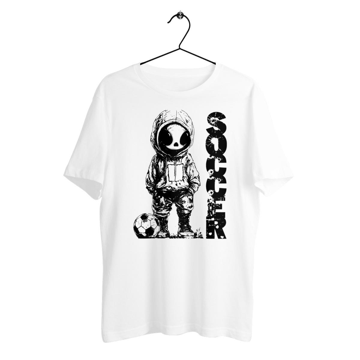 T-SHIRT UNISEXE EPAIS "Drak-Artworks" SOCCER - Image