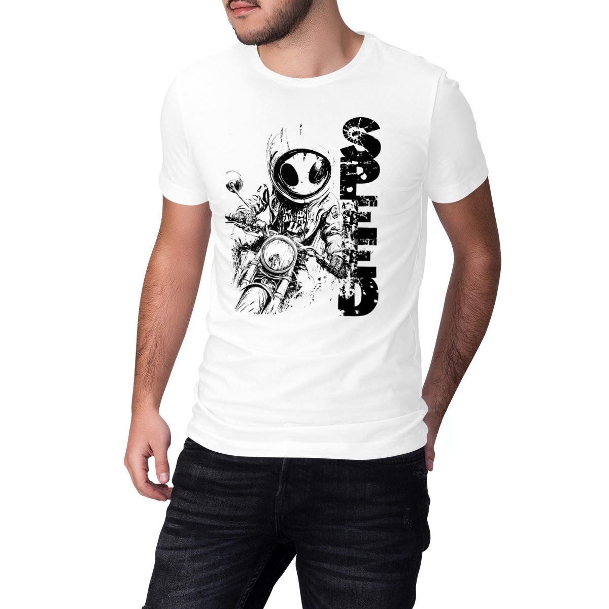 T-SHIRT UNISEXE EPAIS "Drak-Artworks Speed""