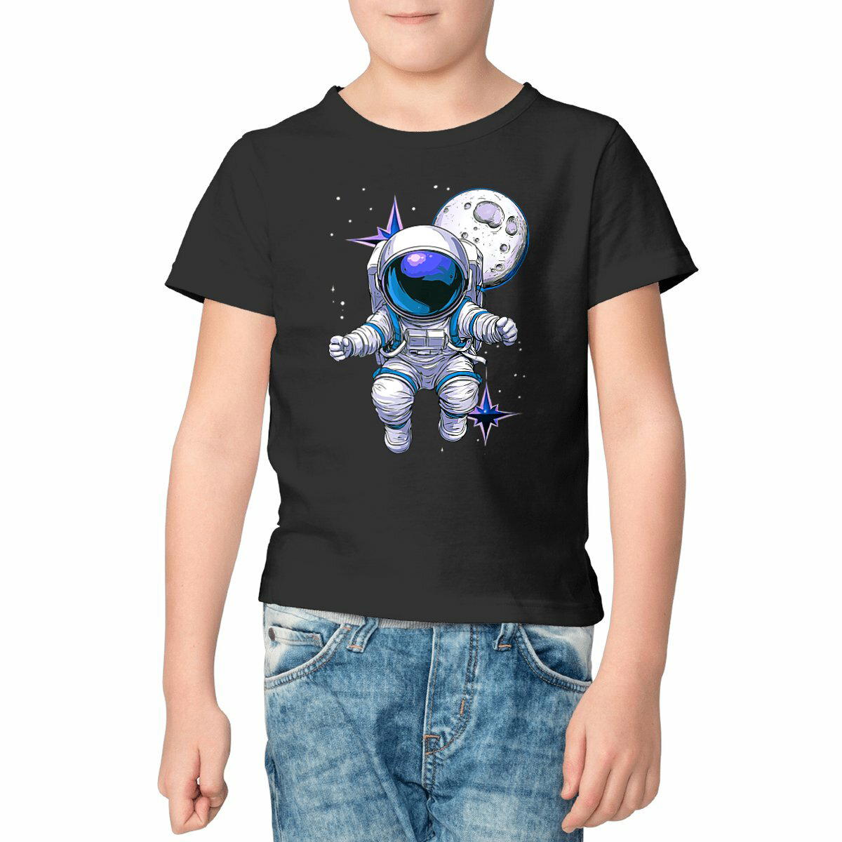 T-SHIRT ENFANTS EPAIS "Astronaute"