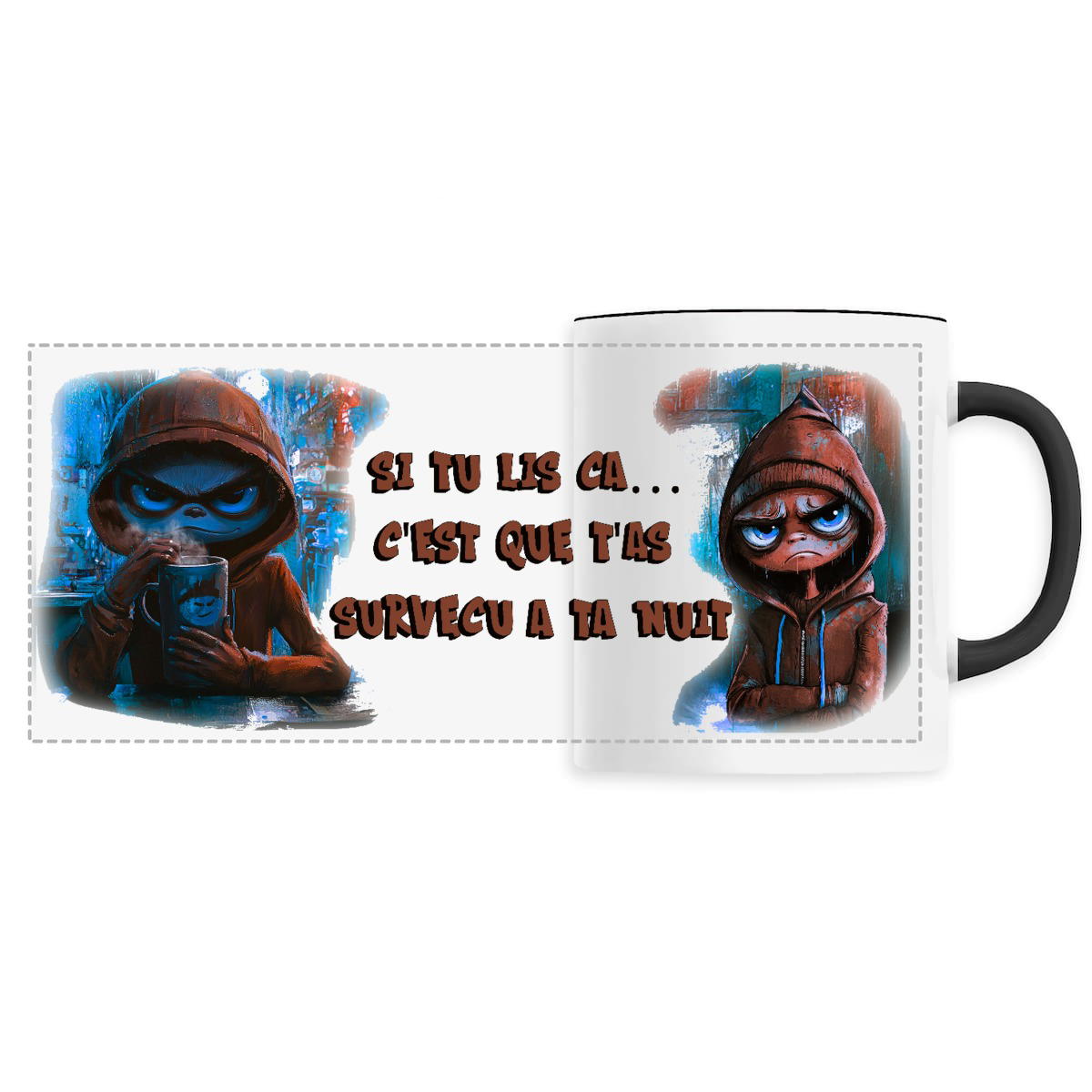MUG "Si tu lis ca..." - Image
