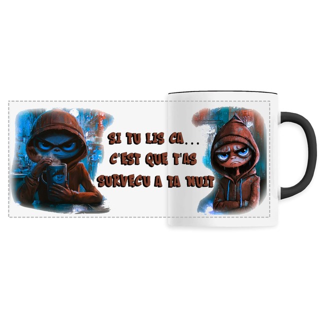 MUG "Si tu lis ca..." - Image