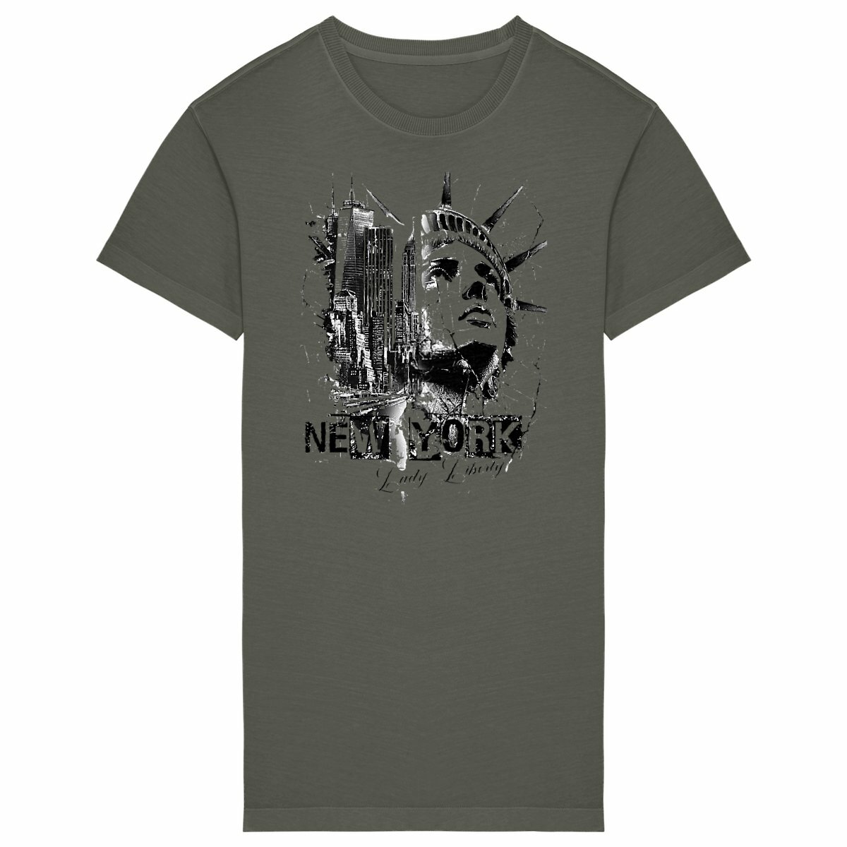ROBE T-SHIRT VINTAGE "NY" - Image