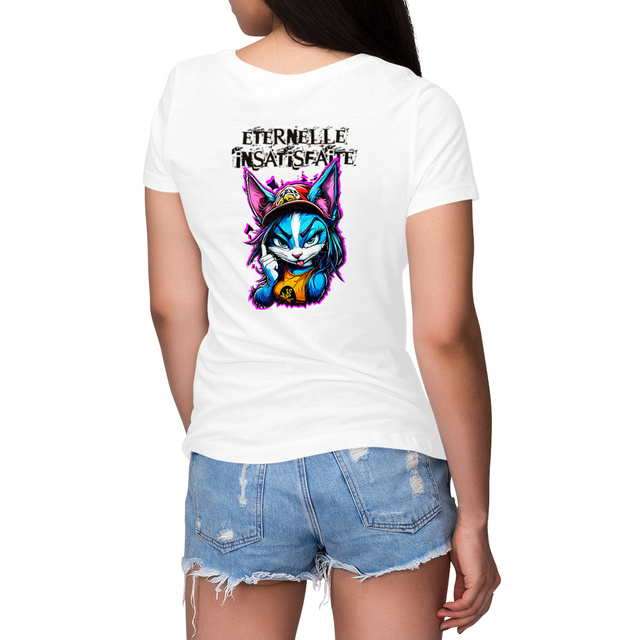 T-SHIRT FEMME EPAIS "REBELLE ATTITUDE" #1 Eternelle Insatisfaite