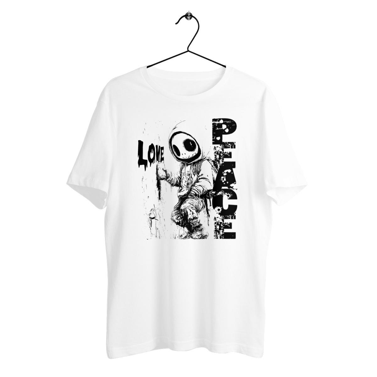 T-SHIRT UNISEXE EPAIS "Drak-Artworks Peace" - Image