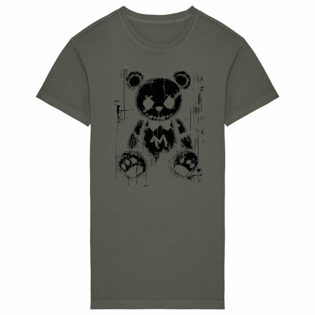 ROBE T-SHIRT VINTAGE "Ours Halloween" - Image