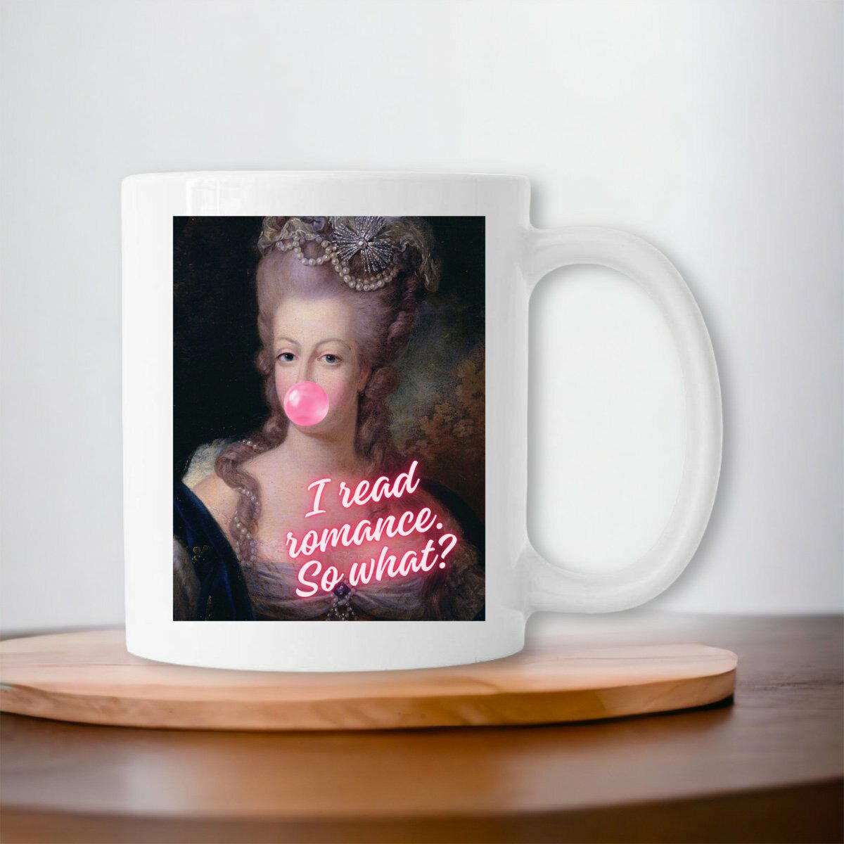 Taza "I read romance"