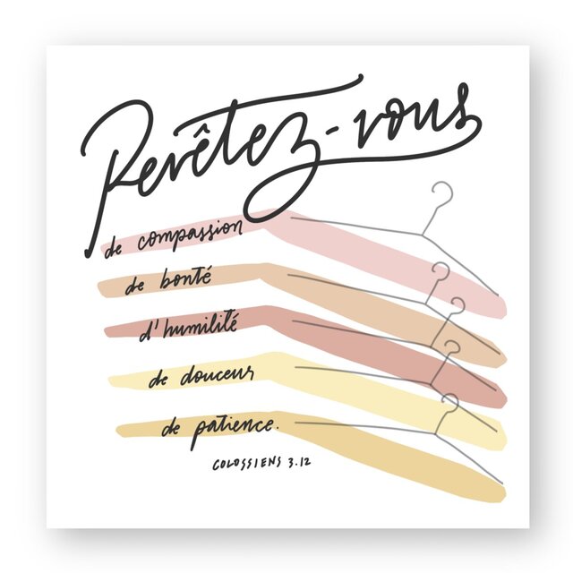 Image front Revêtez-vous / autocollant