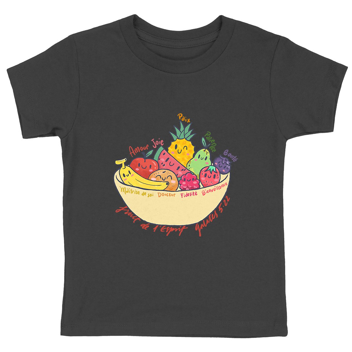 Image back Le fruit de l'Esprit / T-shirt enfant coton bio