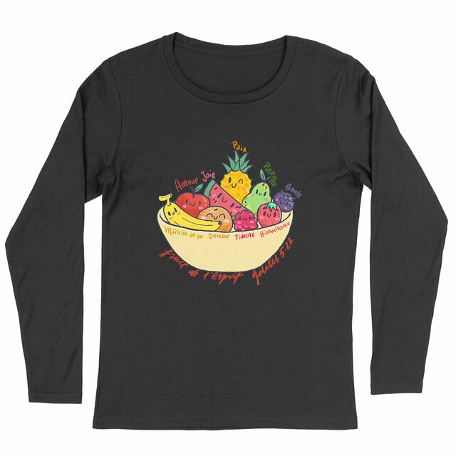 Image back Le fruit de l'Esprit - T-shirt Femme manches longues