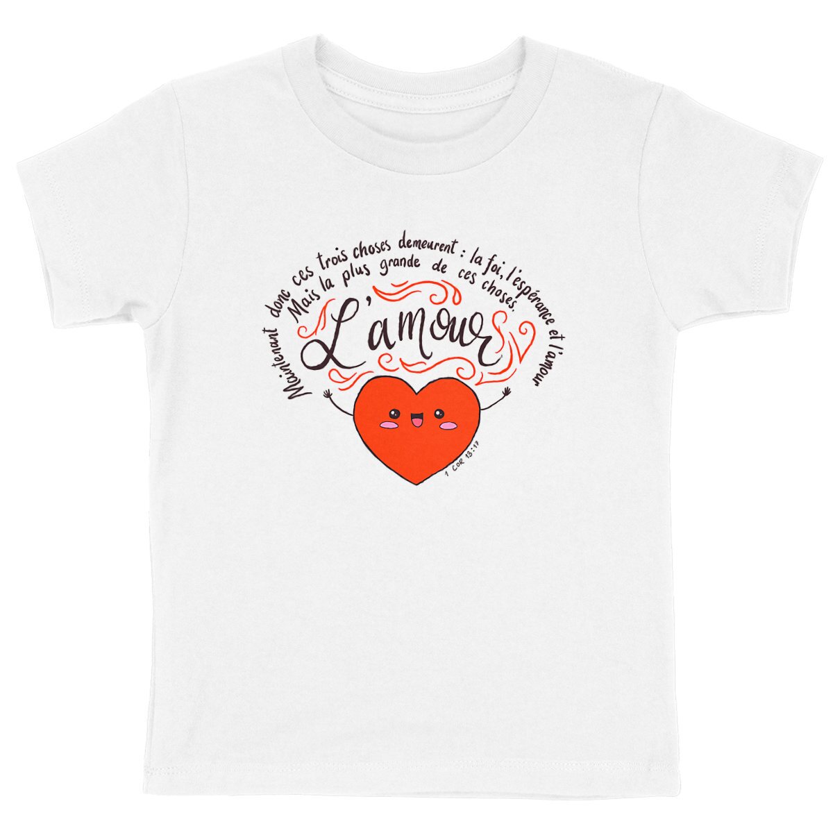 Image front L'Amour / T-shirt Enfant - Coton bio - MINI CREATOR