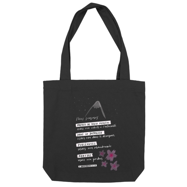 Image front Persécuté mais non abandonné / Totebag - BIO - 100% recyclé