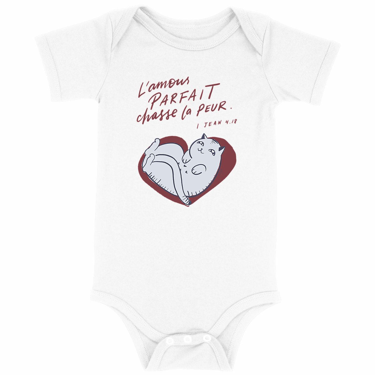 Image front L'amour parfait - body bébé