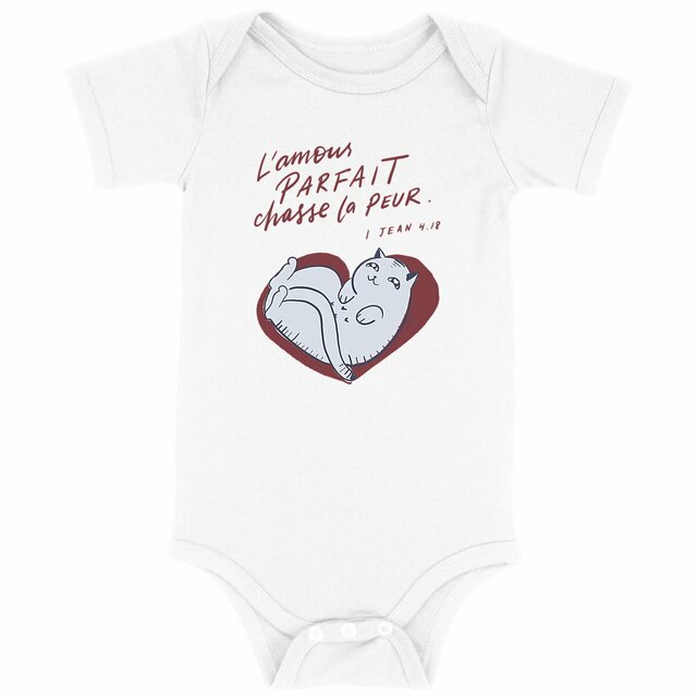 Image front L'amour parfait - body bébé