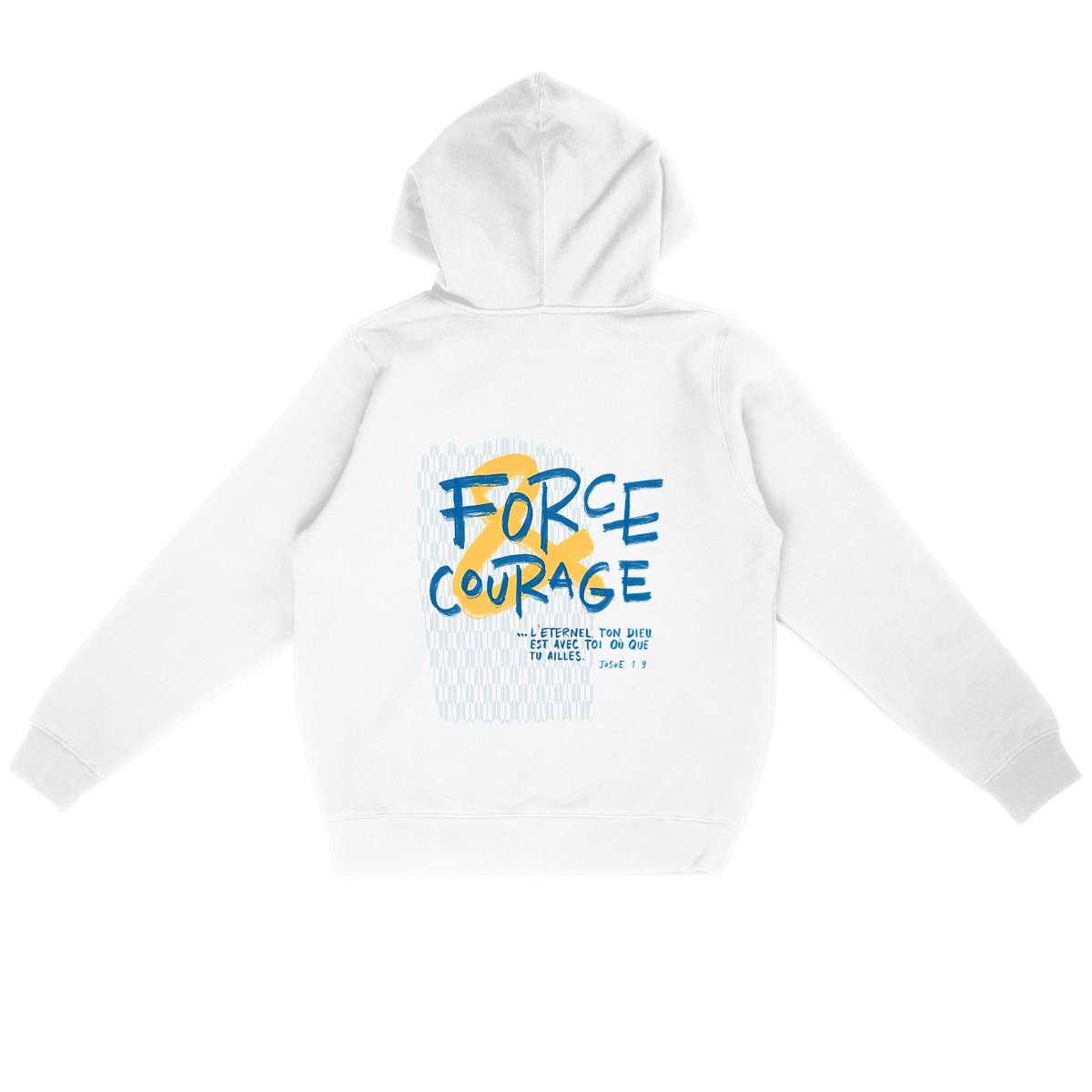 Image front Force & Courage / Sweat à capuche unisexe