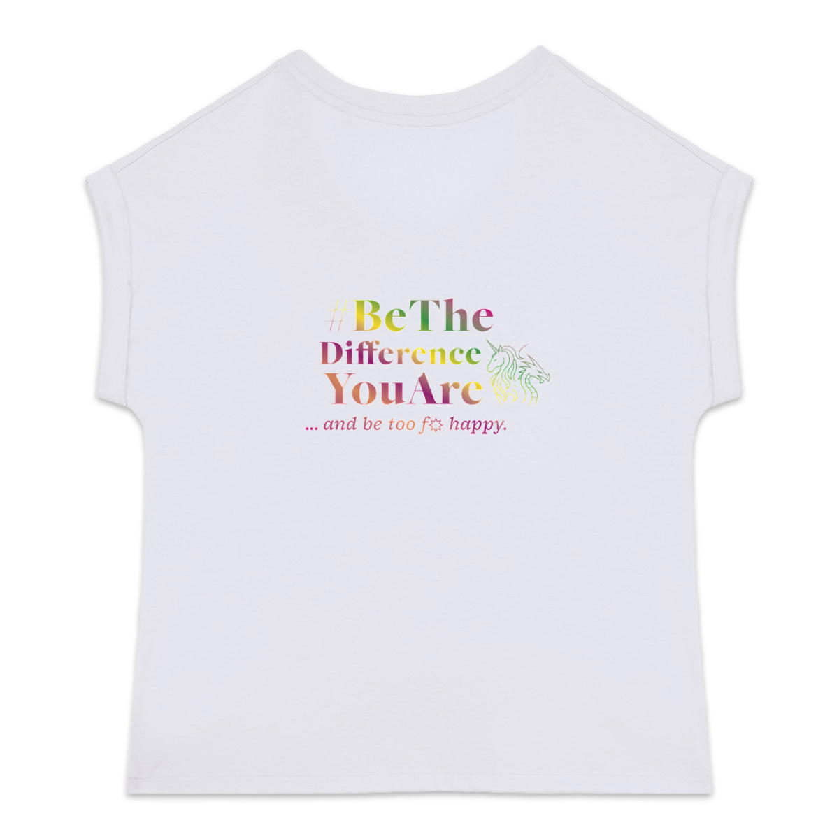 Image back Be the Difference mit Visual · lässiges Shirt mit gerollten Ärmeln