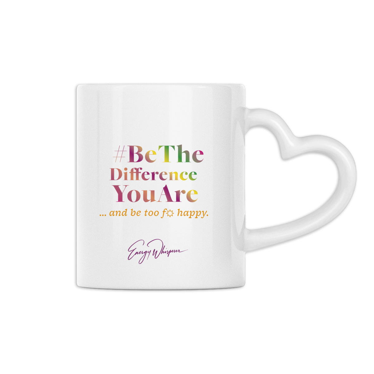 Image front Be the Difference · Keramik-Tasse