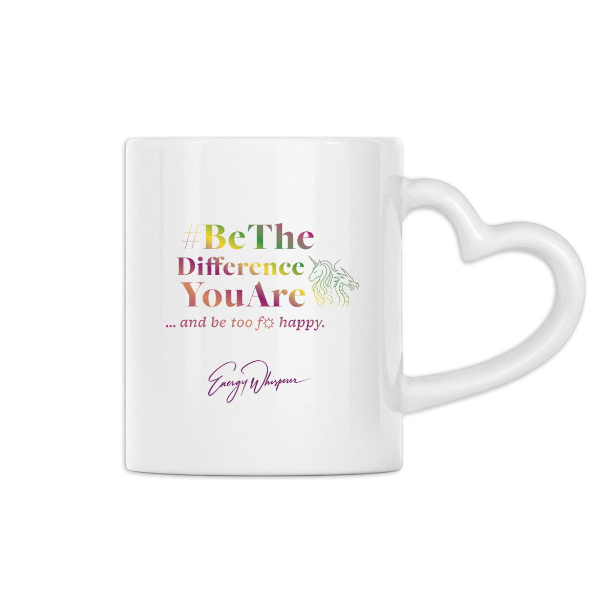 Image front Be the Difference - Keramik-Tasse – für deinen ganz anderen Start in den Tag