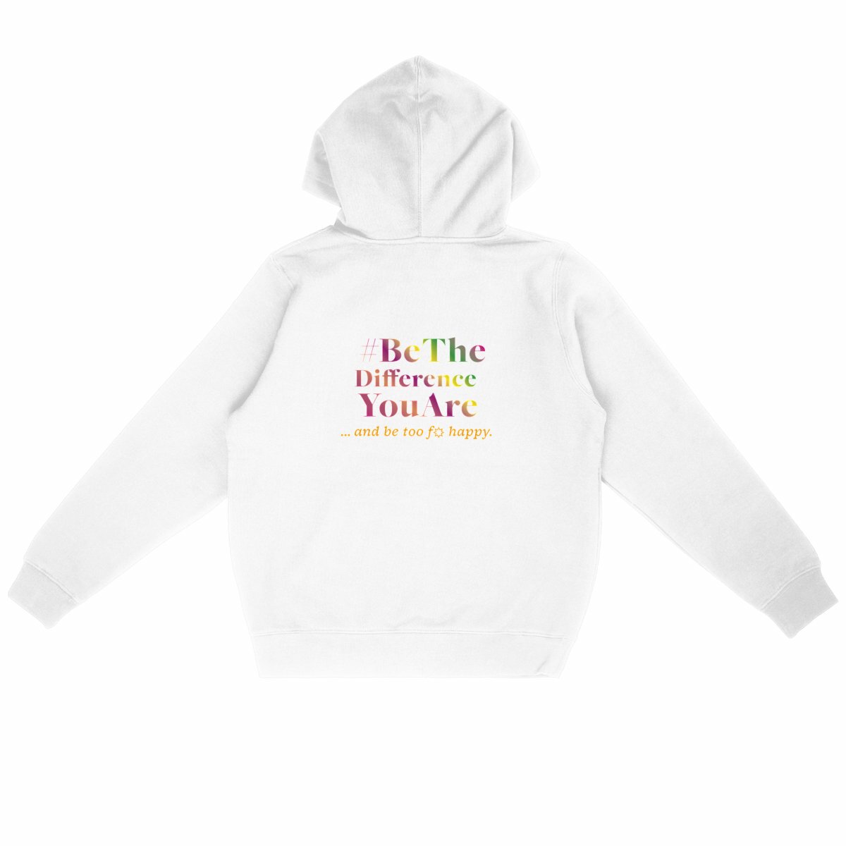 Image back Be the Difference · cozy Hoodie