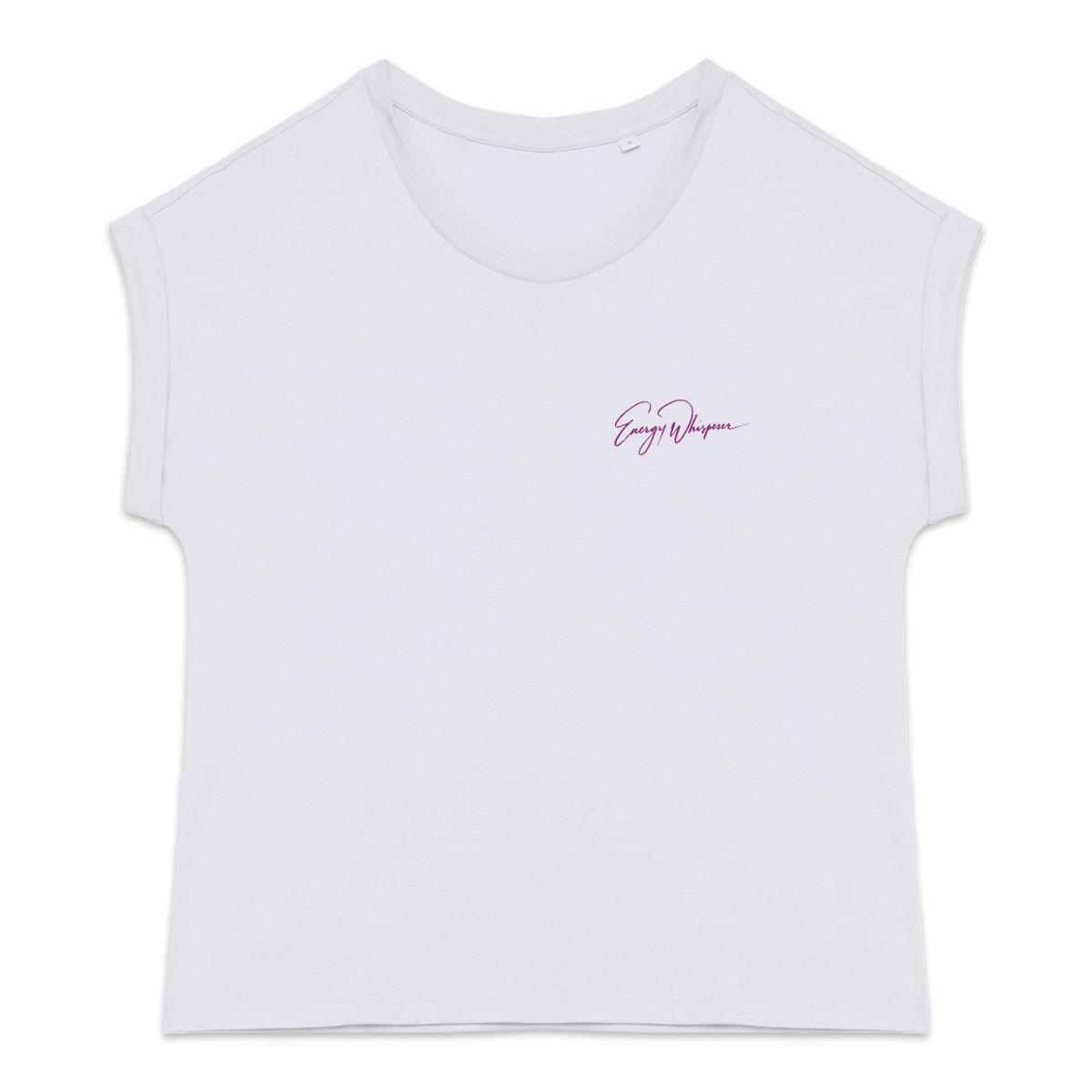 Image front Be the Difference · lässiges T-Shirt it gerollten Ärmeln
