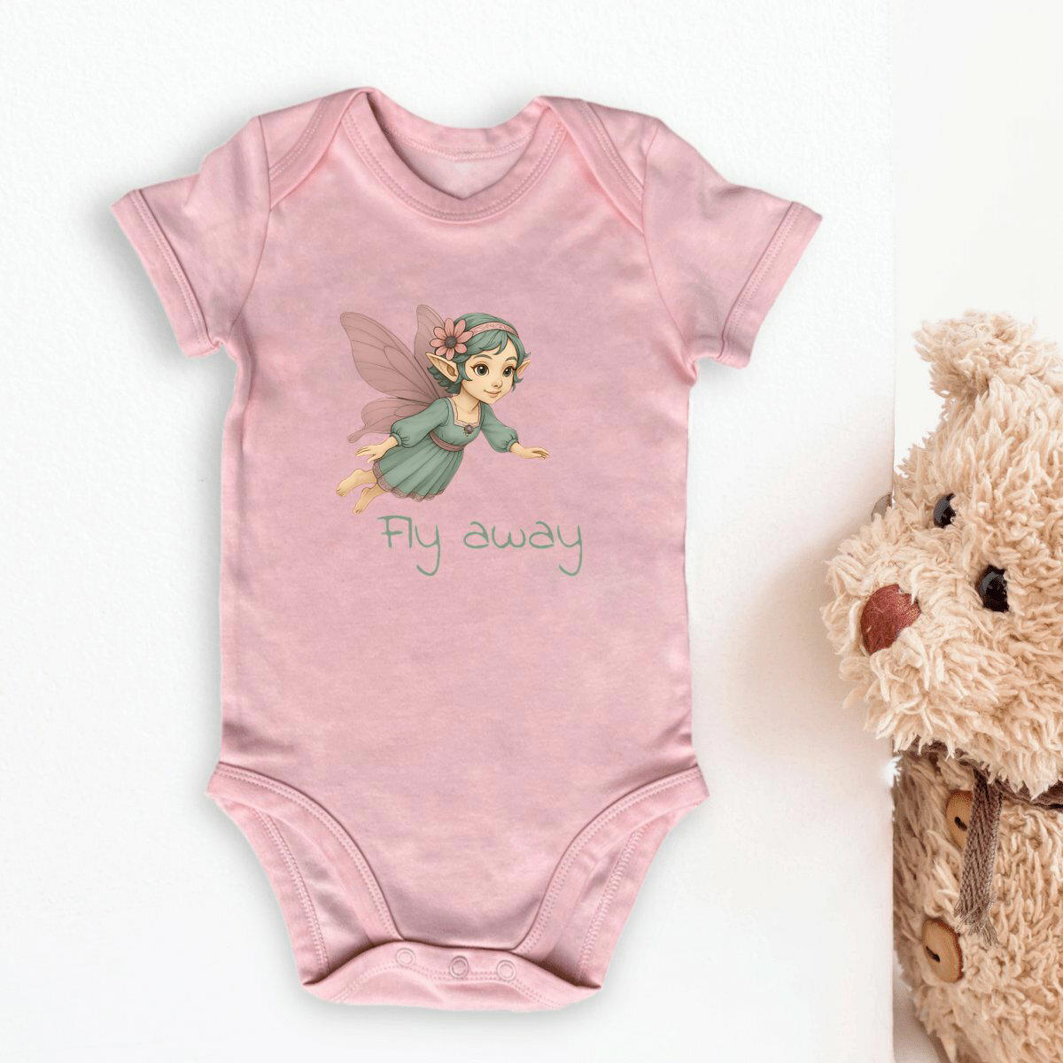 Image front Body bébé - Baby bodysuit "Fly away"