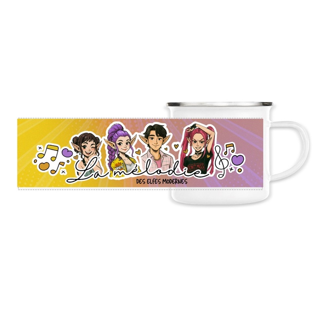 Image front La Mélodie des Elfes Modernes - Mug métal
