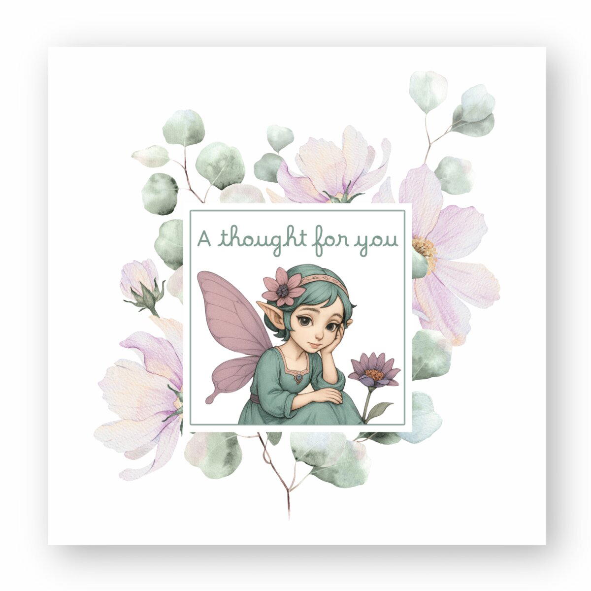 Image front Autocollant - Sticker A thought for you "Fly away"