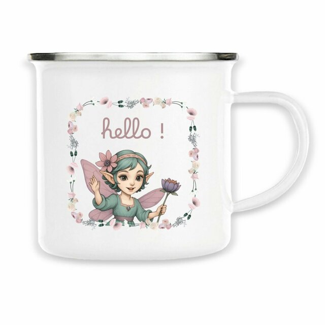 Image back Mug - hello "Fly away"