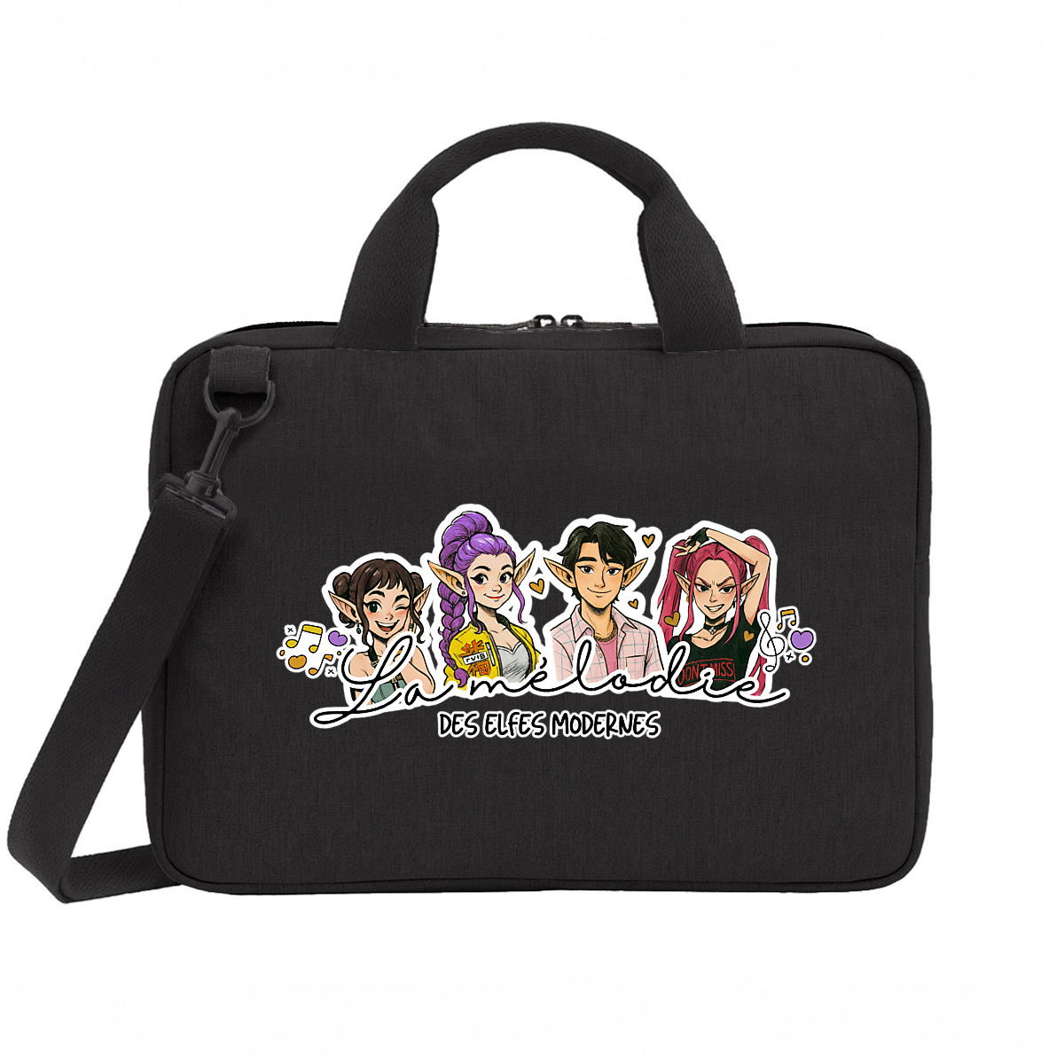 Image back La Mélodie des Elfes Modernes - Sac pour ordinateur portable
