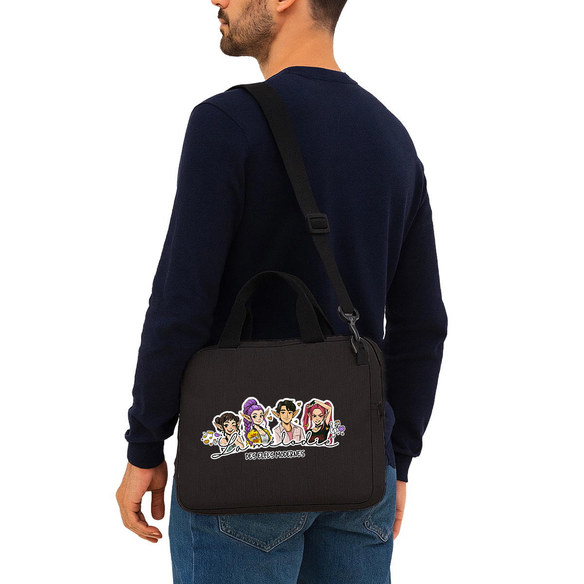 Image front La Mélodie des Elfes Modernes - Sac pour ordinateur portable