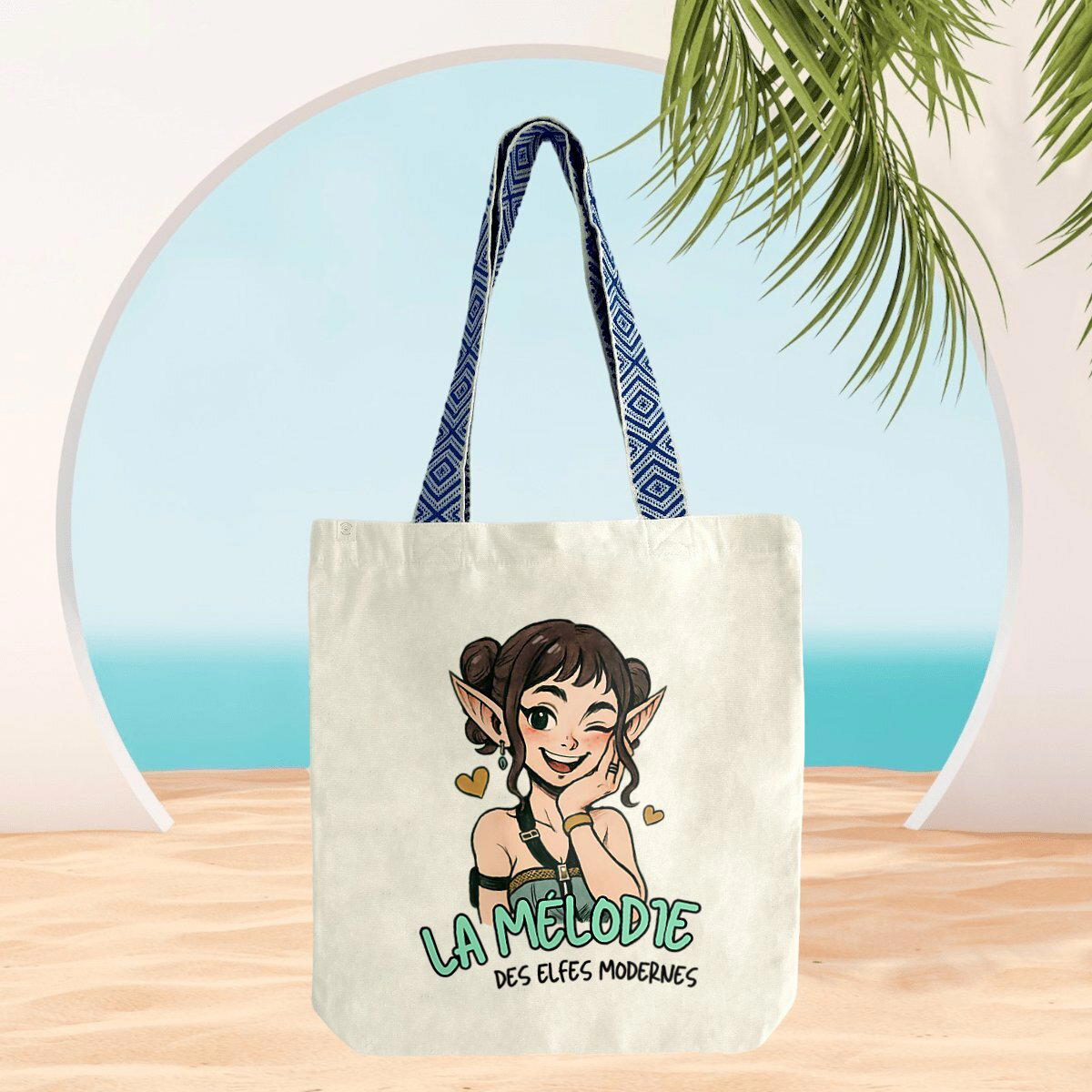 Image front La Mélodie des Elfes Modernes - Totebag ethnique