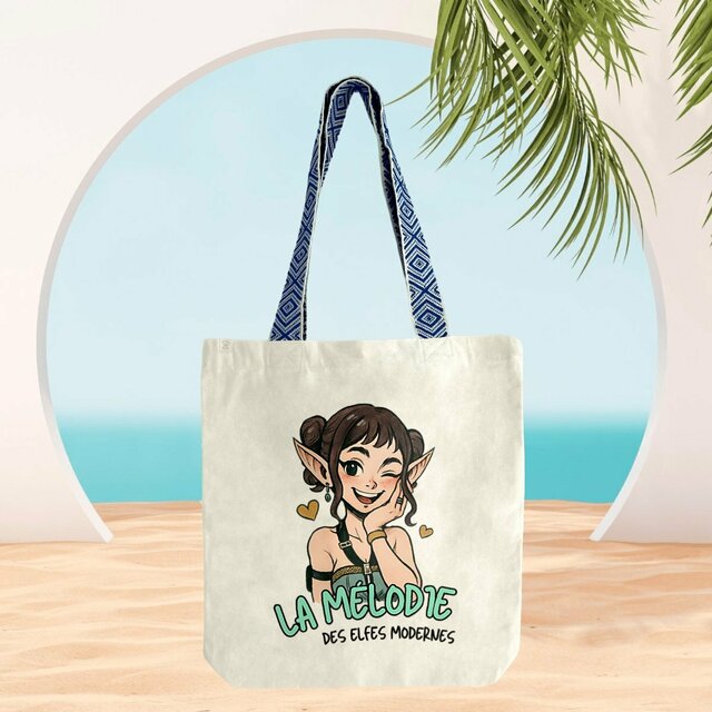 Image front La Mélodie des Elfes Modernes - Totebag ethnique