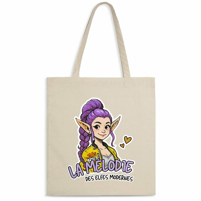 Image back La Mélodie des Elfes Modernes - Totebag léger