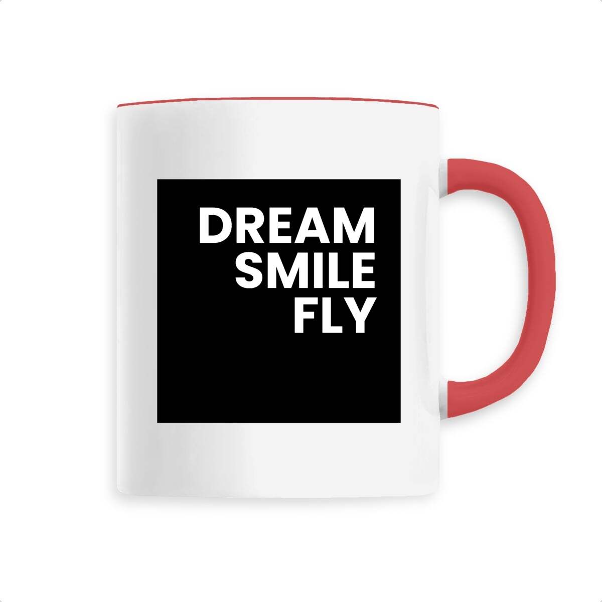 Image back Mug céramique 330ml Tasse de café - Dream Smile Fly - Premium - Cadeau Anniversaire Populaire Fête