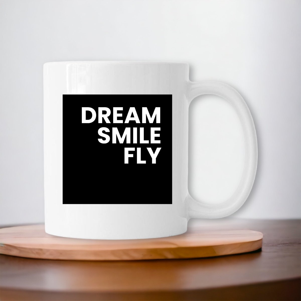 Image front Mug céramique 330ml Tasse de café - Dream Smile Fly - Premium - Cadeau Anniversaire Populaire Fête