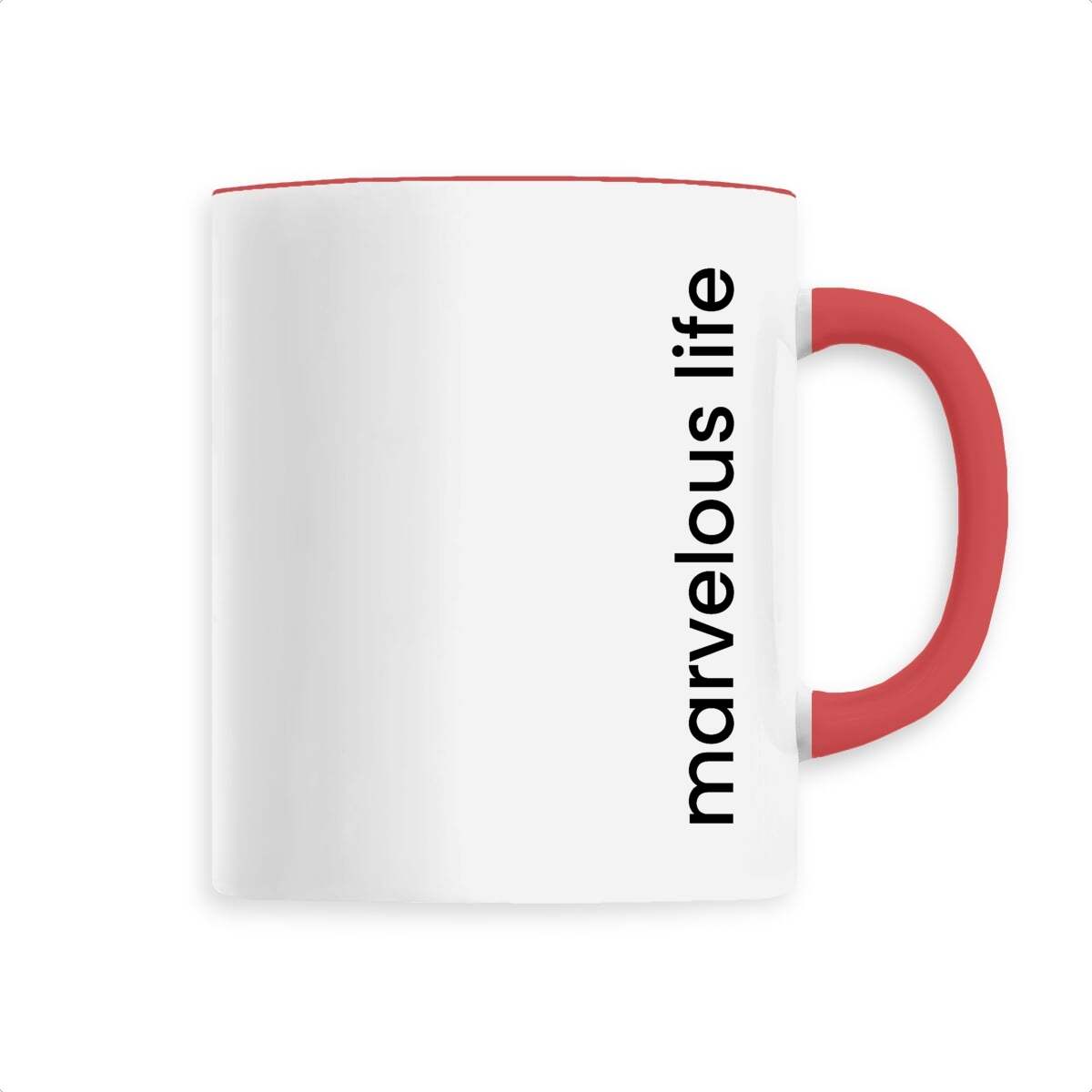 Image back Mug céramique 330ml Tasse de café - Marvelous Life - Premium - Cadeau Anniversaire Populaire Fête