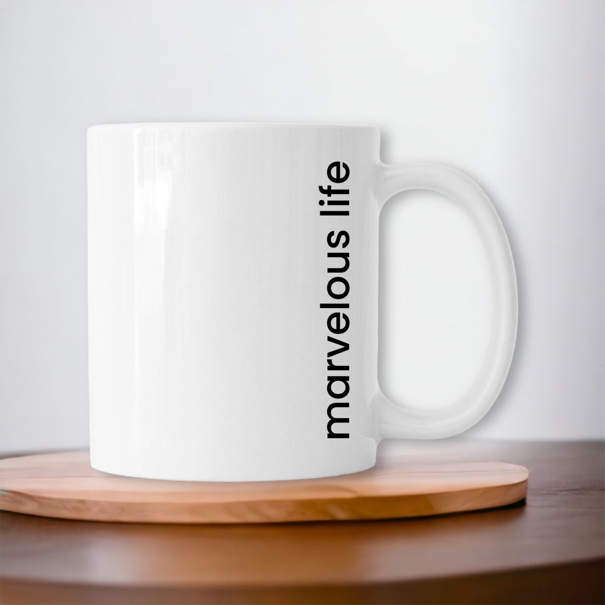 Image front Mug céramique 330ml Tasse de café - Marvelous Life - Premium - Cadeau Anniversaire Populaire Fête