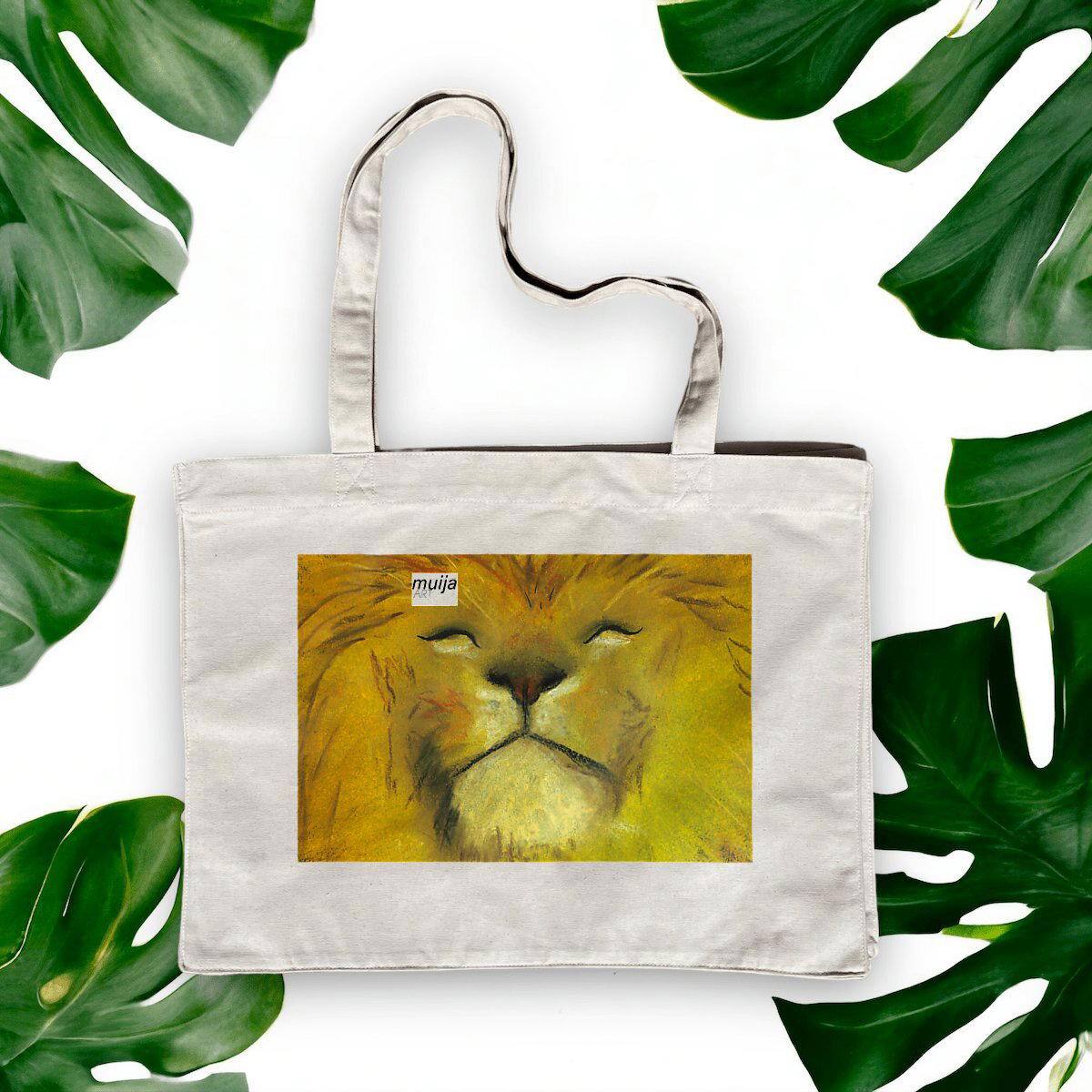Image front leo beach bag