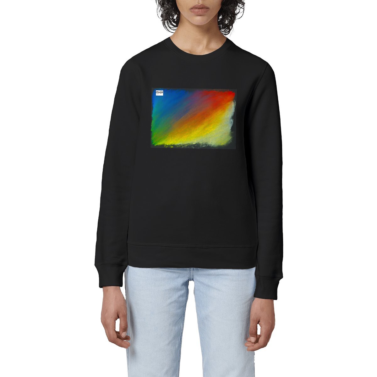 Image front aurora borealis sweater