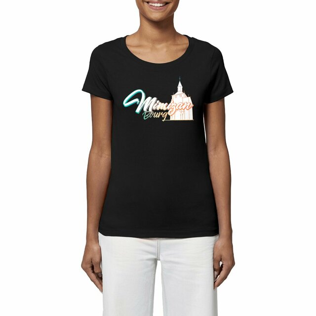 Image front Tshirt Femme léger Mimizan Bourg Ultra