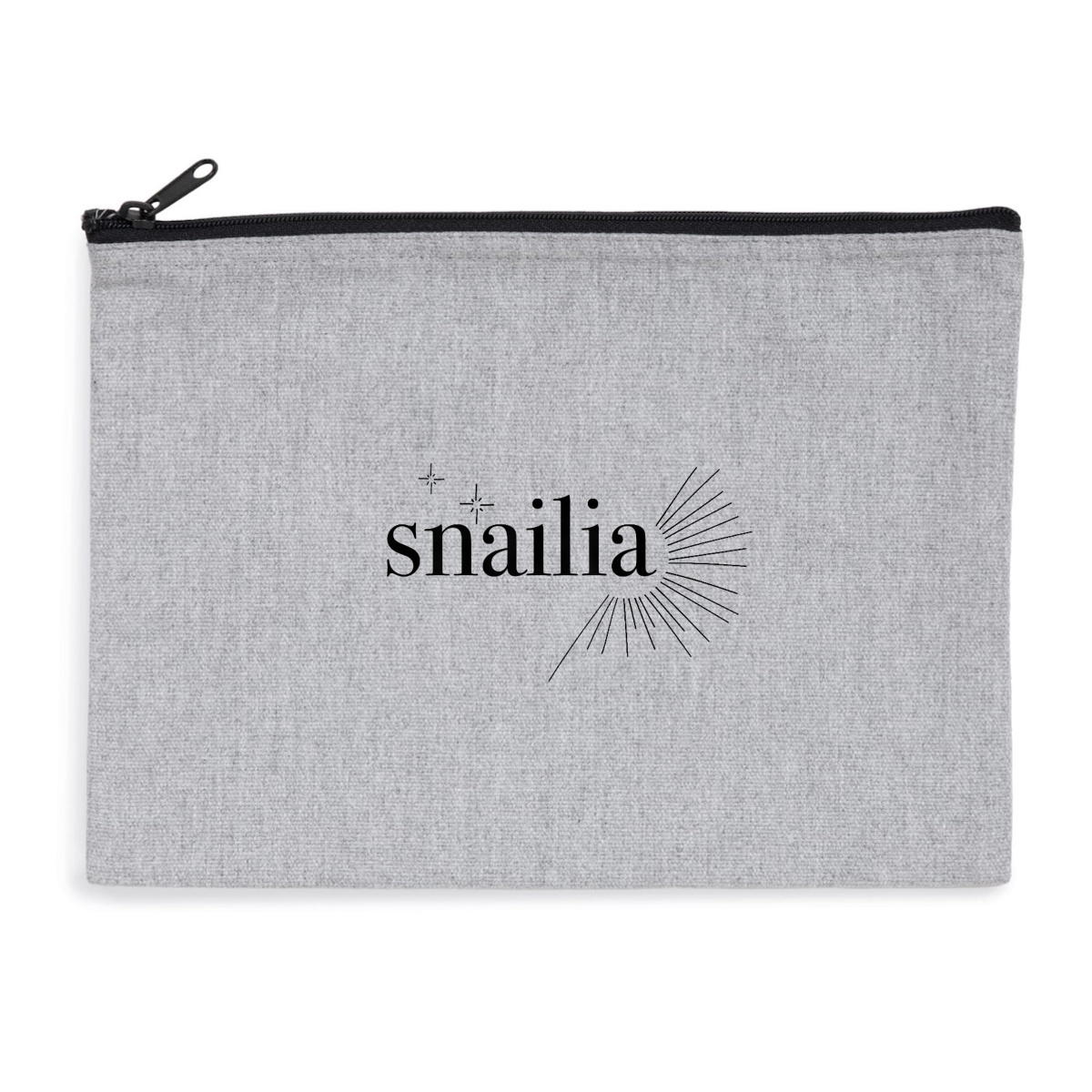 Pochette zippée recyclée